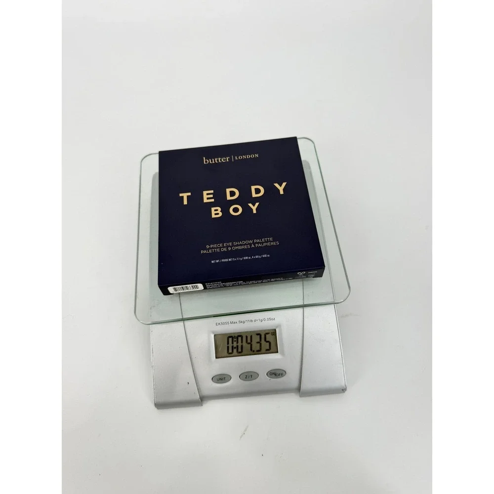NEW butter LONDON Teddy Boy 9-Piece Eye Shadow Palette Neutral Matte Shimmer